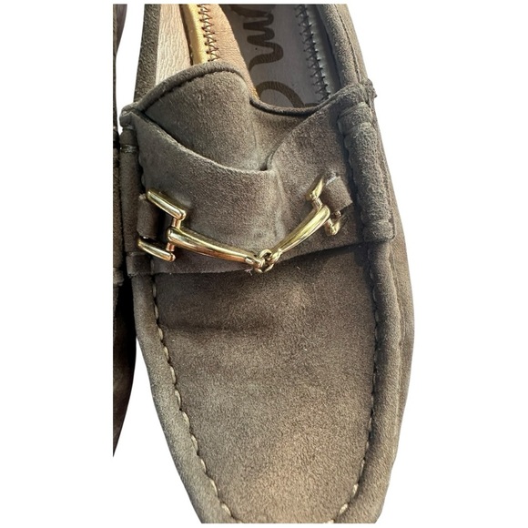 Sam Edelman “Talia” horsebit suede loafers – olive green, size 6 - Picture 7 of 10